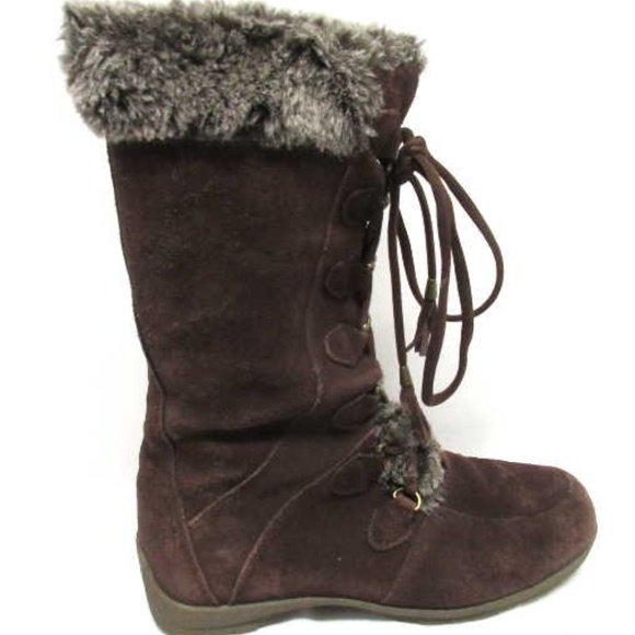 ladies fur lined boots size 7